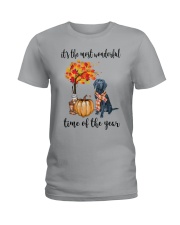 The Most Wonderful Time - Black Labrador Ladies T-Shirt thumbnail