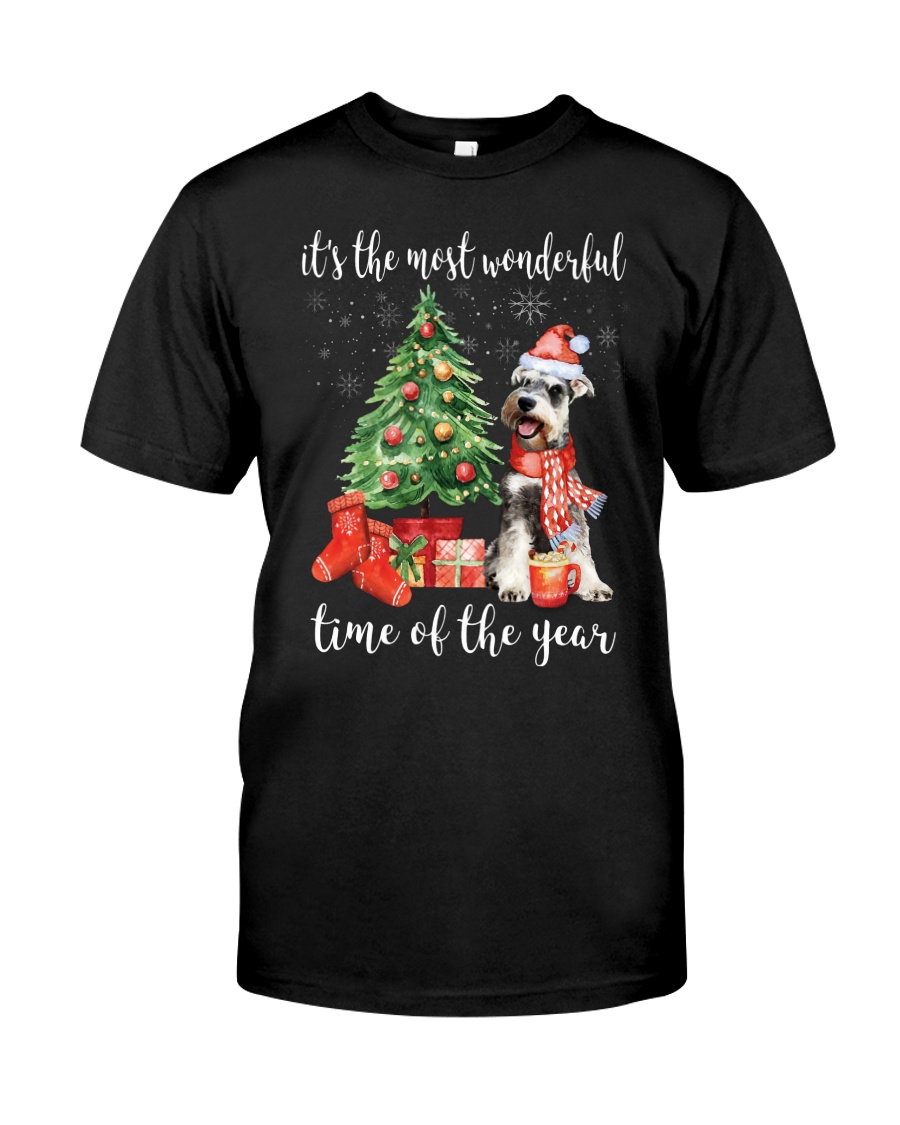 The Most Wonderful Xmas - Schnauzer Classic T-Shirt