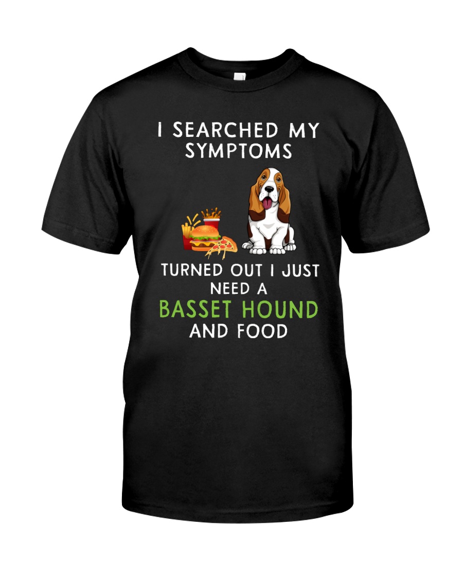 Basset Hound and Food Classic T-Shirt