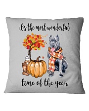 The Most Wonderful Time - Cane Corso Square Pillowcase thumbnail