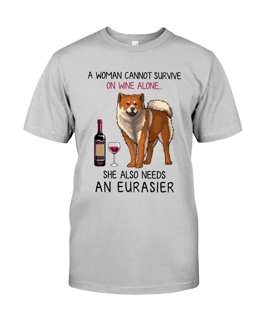 Wine and Eurasier 2 Classic T-Shirt