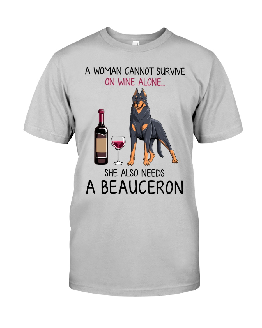 Wine and Beauceron 2 Classic T-Shirt