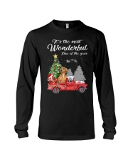 Wonderful Christmas with Truck - Dachshund Long Sleeve Tee thumbnail