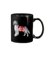 Flower and Golden Retriever Mug thumbnail