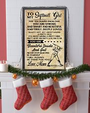 TO MY SOFTBALL GIRL - MOM 16x24 Poster lifestyle-holiday-poster-4