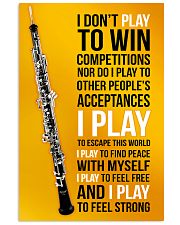 OBOE - I DON'T PLAY TO WIN COMPETITIONS 11x17 Poster front