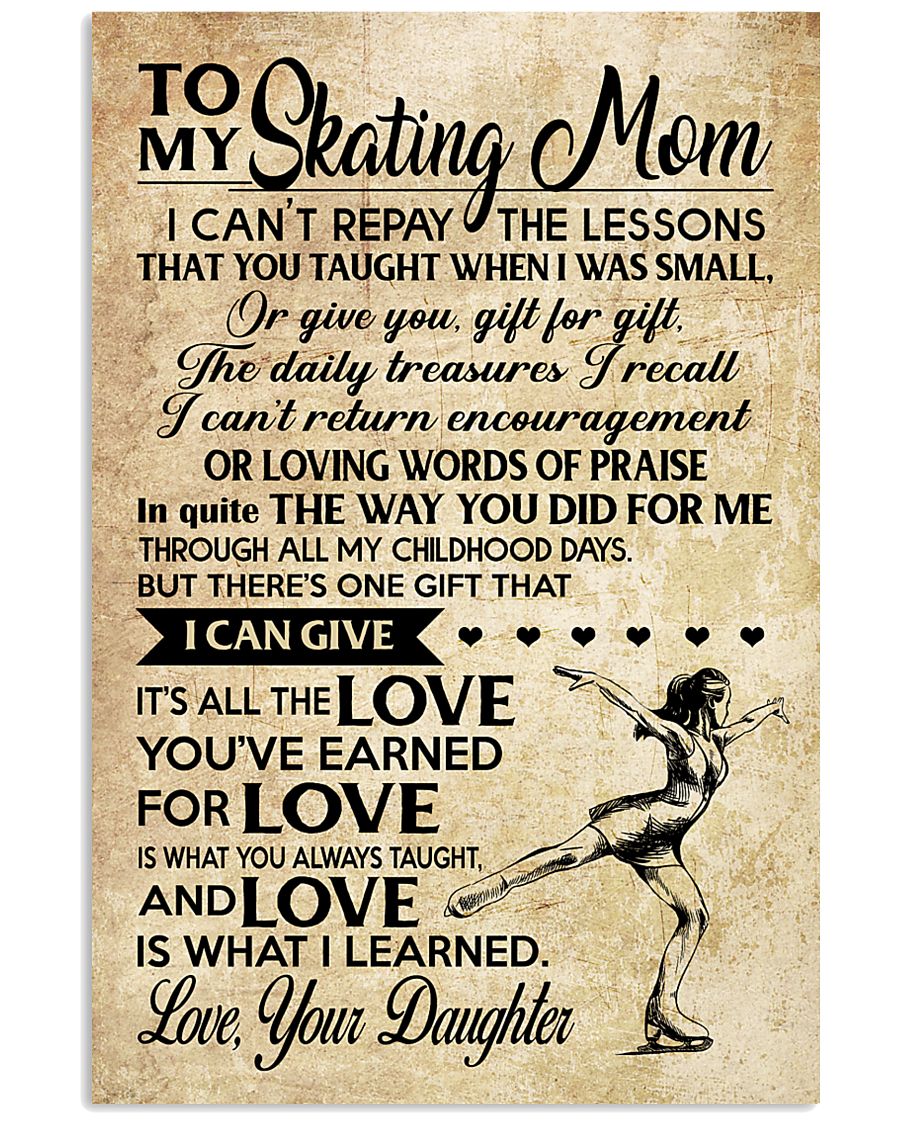 Skating - Loving Words Poster SKY 11x17 Poster