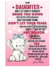 ELEPHANT - DON'T LET TODAY'S TROUBLES POSTER 11x17 Poster front