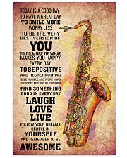 7- TENOR SAXOPHONE - TODAY IS A GOOD DAY POSTER 11x17 Poster front