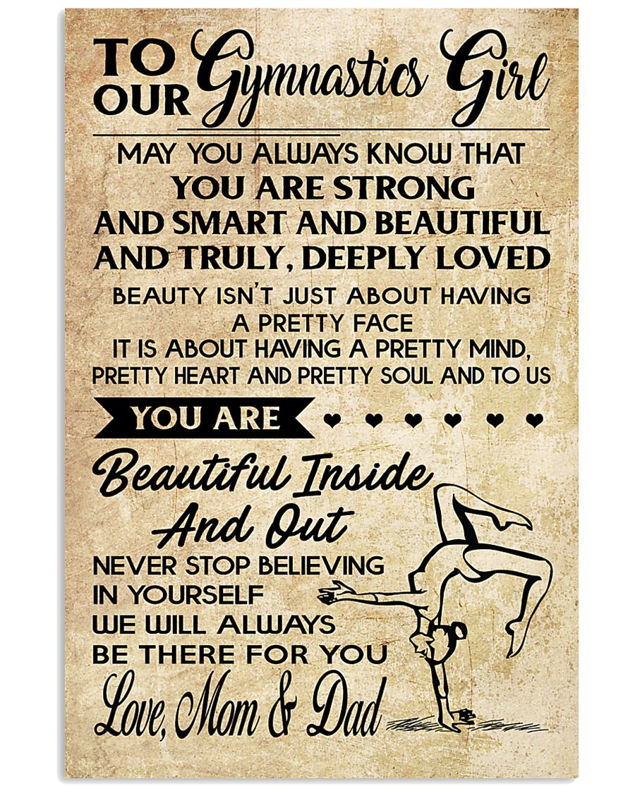 10 TO OUR Gymnastics Girl - Mom Dad 16x24 Poster