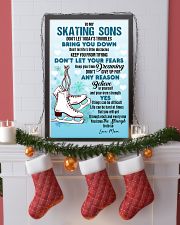 SKATING SONS - DON'T LET TODAY'S TROUBLES POSTER 11x17 Poster lifestyle-holiday-poster-4