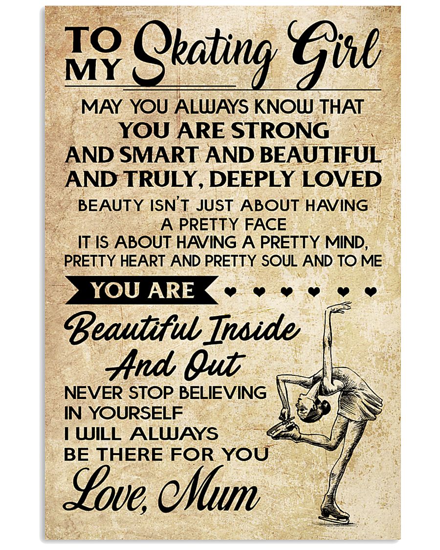 6 TO MY Skating Girl 16x24 Poster