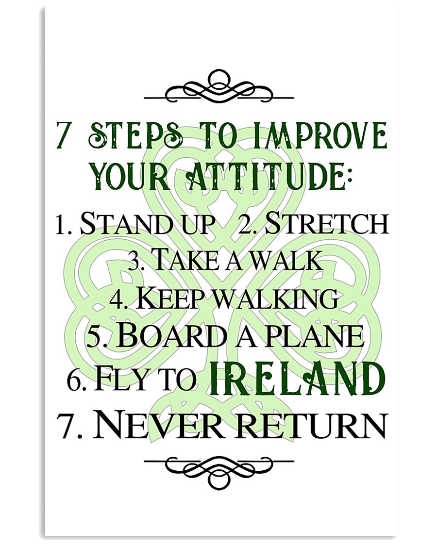 7 STEPS TO IMPROVE POSTER 11x17 Poster