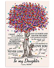 10- TO MY DAUGHTER poster 11x17 Poster front