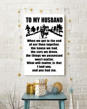 TO MY HUSBAND WHEN WE TO THE END 11x17 Poster lifestyle-holiday-poster-3