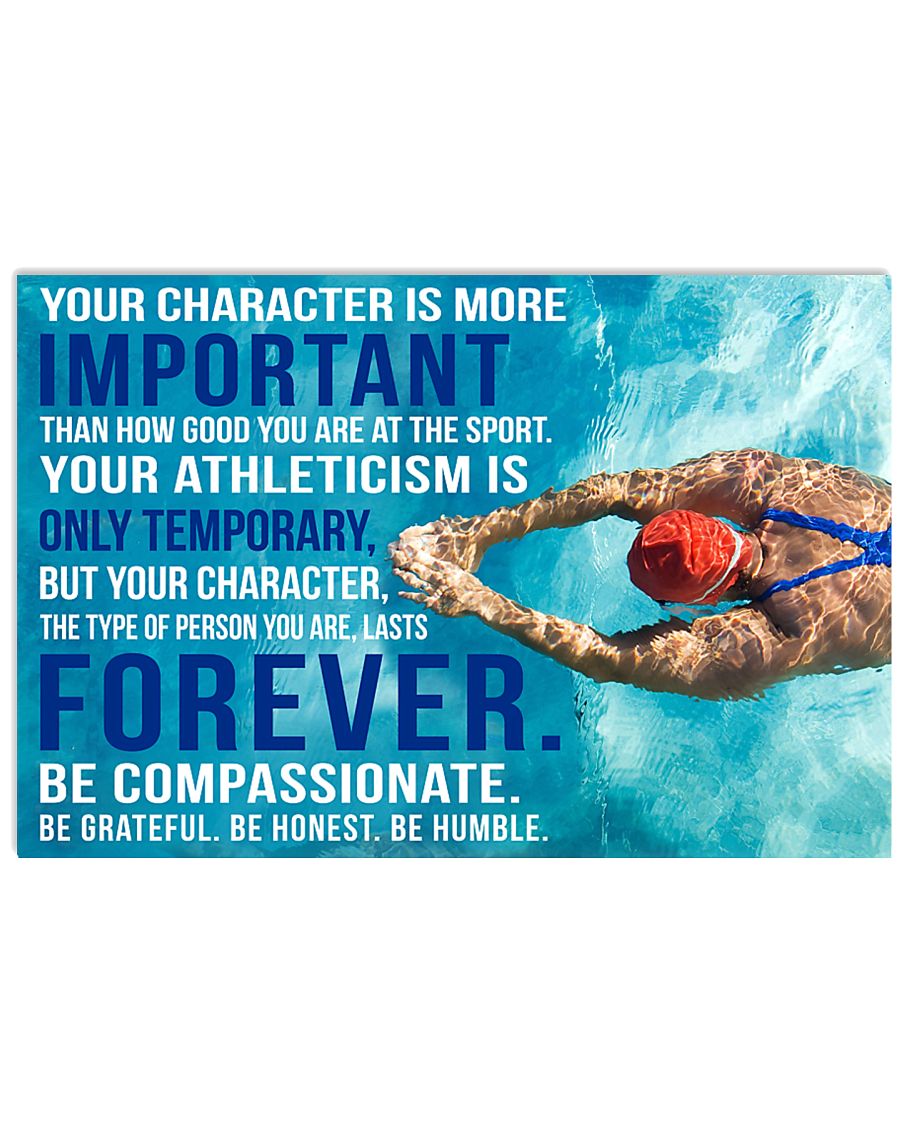 SWIMMING 36x24 Poster