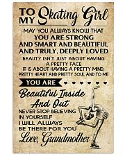 2 - TO MY Skating Girl 11x17 Poster front