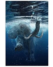 Elephant - Elephant swim in sea Poster - TL 16x24 Poster front