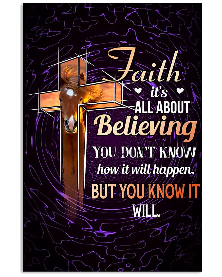 HORSE - FAITH IT'S ALL ABOUT BELIEVING 11x17 Poster