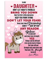 HORSE - DON'T LET TODAY'S TROUBLES POSTER 11x17 Poster front