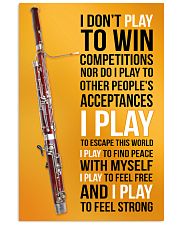 BASSOON - I DON'T PLAY TO WIN COMPETITIONS 11x17 Poster front
