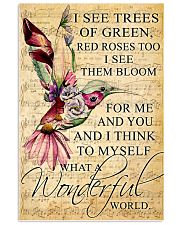 Hummingbird - Wonderful World Poster SKY 11x17 Poster front