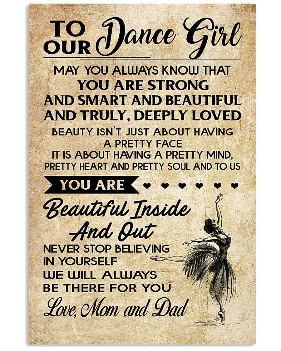 1 TO OUR DANCE MOM AND DAD 11x17 Poster