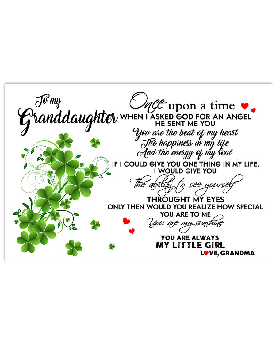 TO MY GRANDDAUGHTER- ONE UPON A TIME POSTER 17x11 Poster