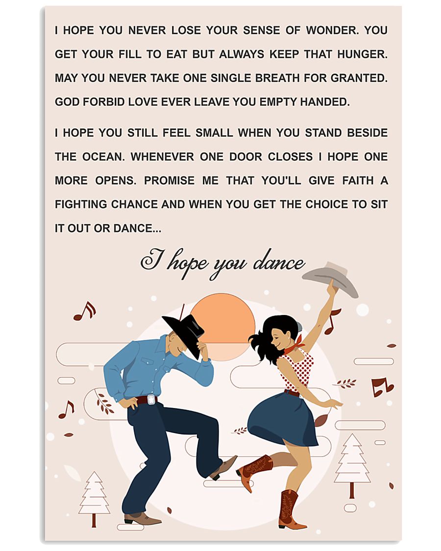 line DANCE SONG POSTER 11x17 Poster