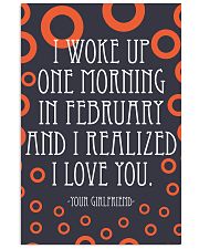 February- I WOKE UP ONE MORNING 16x24 Poster front