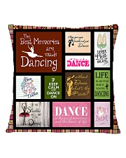 GRANDDAUGHTER WE HUGGED THIS LITTLE PILLOW Square Pillowcase back