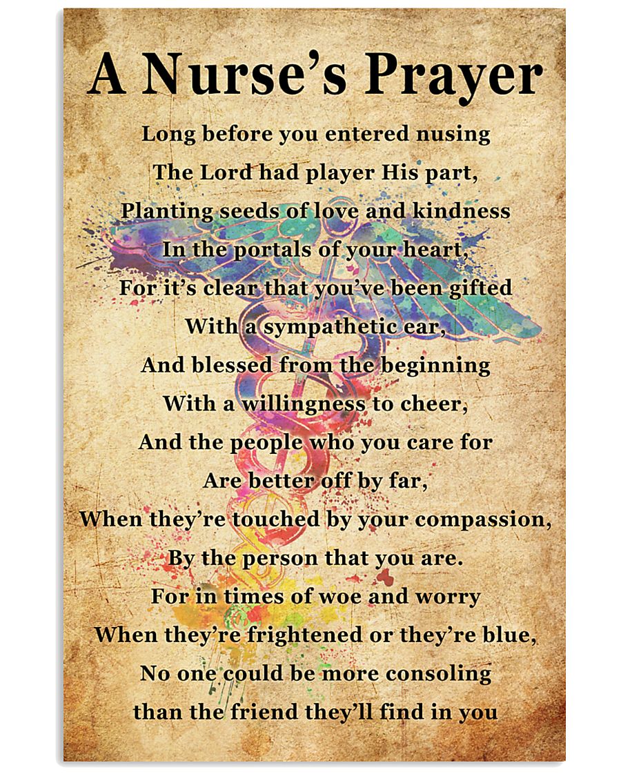 A NURSE PRAYER 11x17 Poster