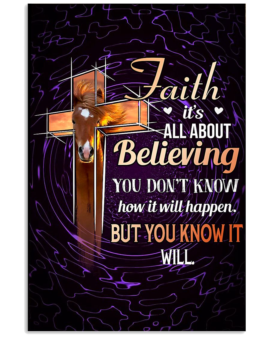 HORSE - FAITH IT'S ALL ABOUT BELIEVING 11x17 Poster