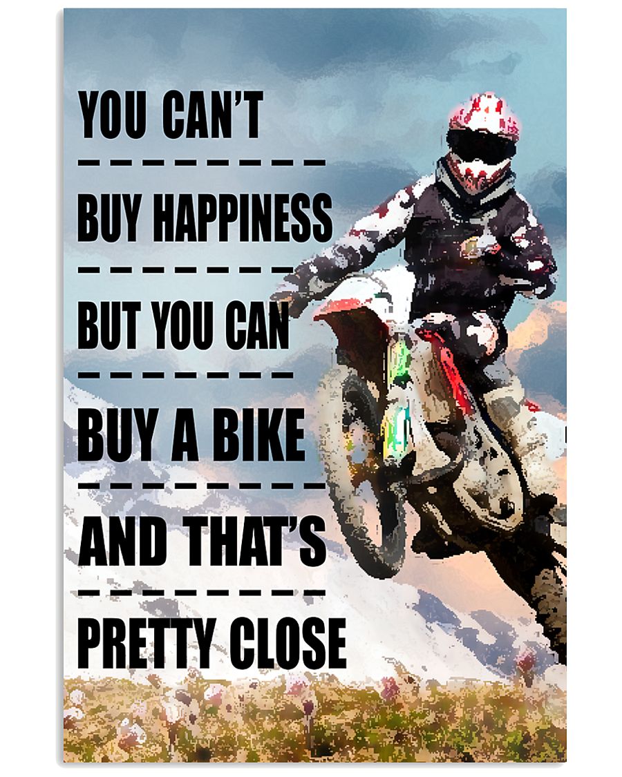 YOU BUY HAPPINESS MOTOCROSS 11x17 Poster