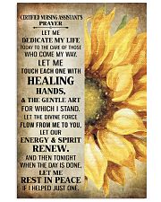 Nursing Assistant is prayer let me 11x17 Poster front