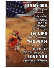 motocross - to my dad so much of me poster - SR 11x17 Poster front
