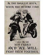 Motocross Fight Them Together Poster 11x17 Poster front