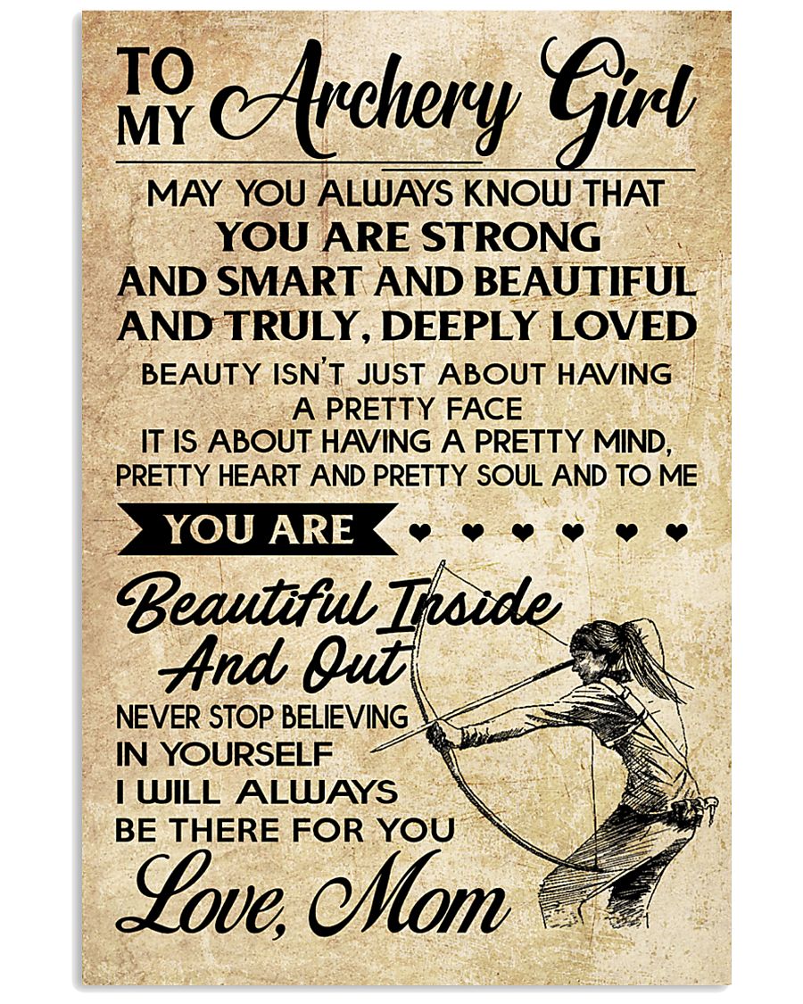 TO MY Archery Girl 16x24 Poster