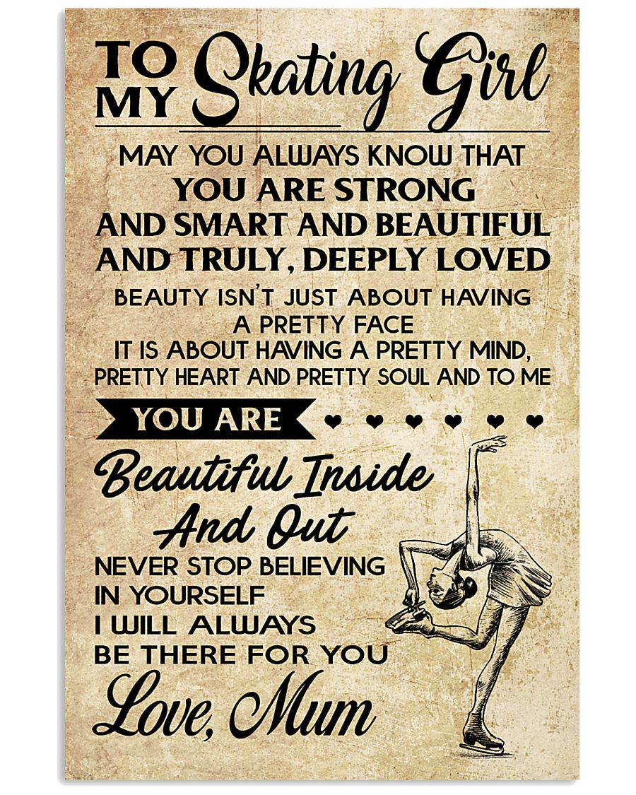 4 TO MY Skating Girl 11x17 Poster