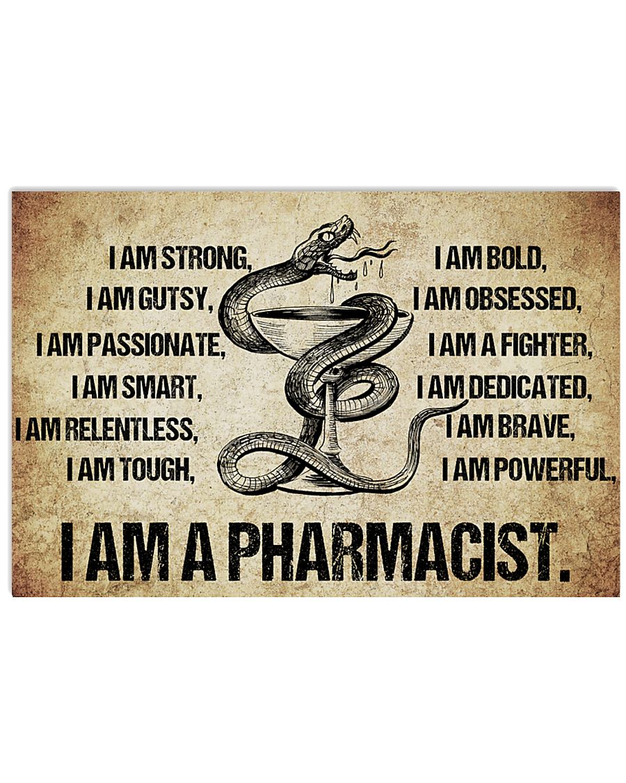 I AM A pharmacist POSTER 17x11 Poster