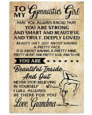 3 TO MY Gymnastics Girl - Grandma 16x24 Poster front