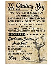 TO MY SKATING BOY - MOM 16x24 Poster front