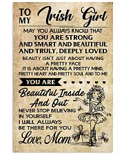 TO MY Irish Girl 16x24 Poster front
