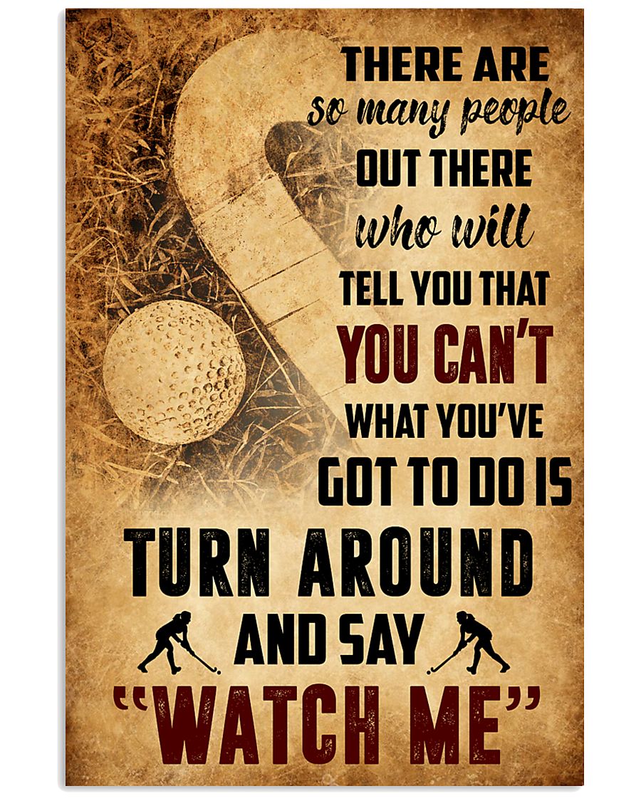 HOCKEY - THERE ARE SO MANY PEOPLE POSTER SKY 11x17 Poster
