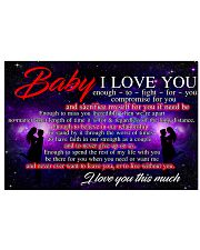 BABY I LOVE YOU 17x11 Poster front