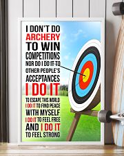 I DON'T DO ARCHERY TO WIN COMPETITIONS 11x17 Poster lifestyle-poster-4