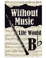 WITHOUT MUSIC LIFE WOULD - OBOE POSTER 11x17 Poster front