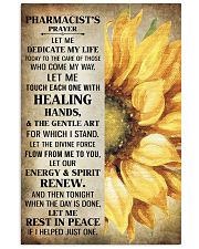 Pharmacist's prayer let me Dedicate my life Poster 11x17 Poster front
