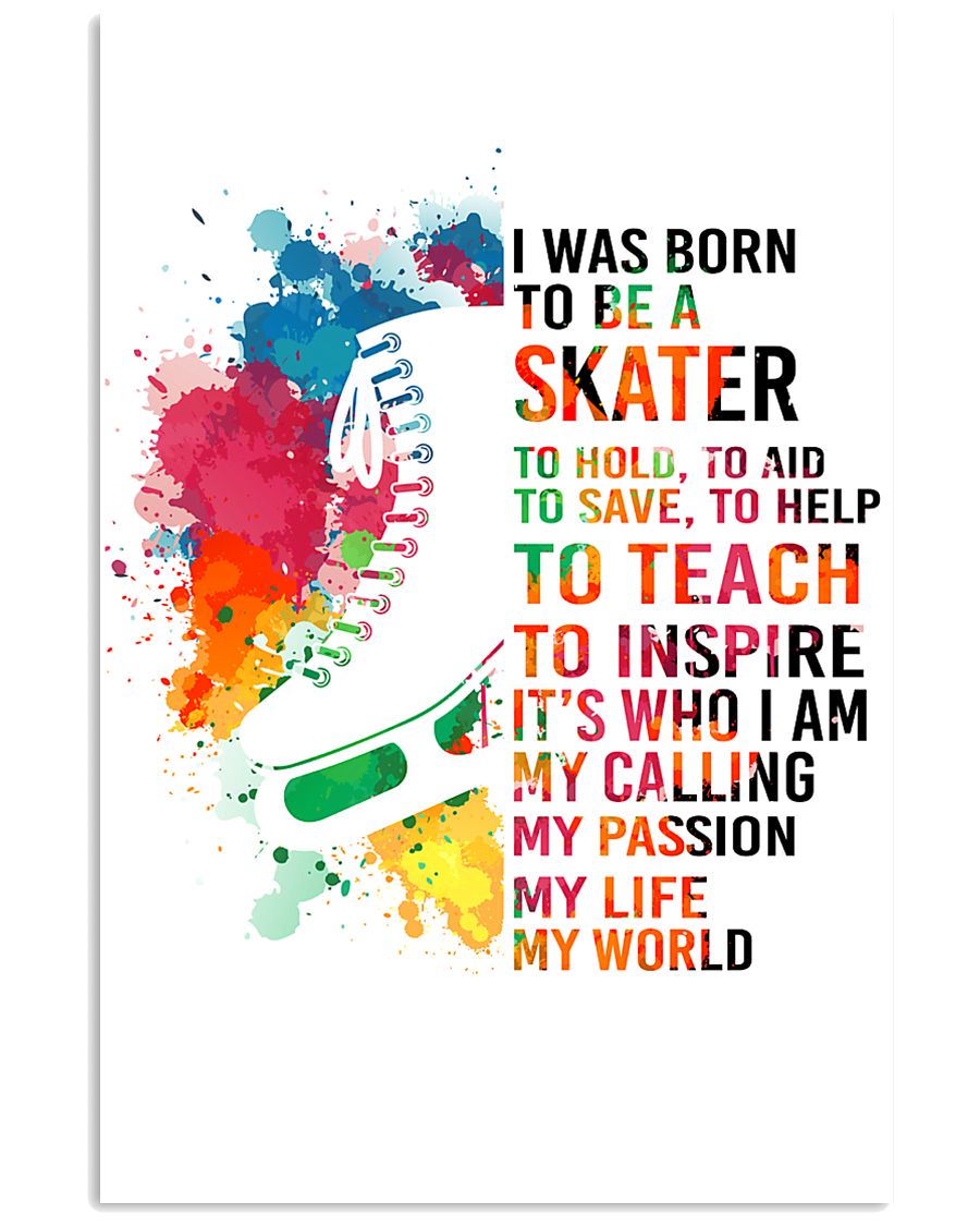 skater- I WAS BORN 11x17 Poster