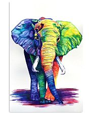 Elephants Beautiful Watercolor Poter GL - TL 11x17 Poster front
